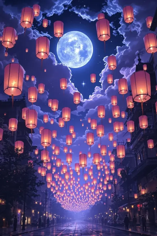 千灯夜话 月辉奇境影视海报